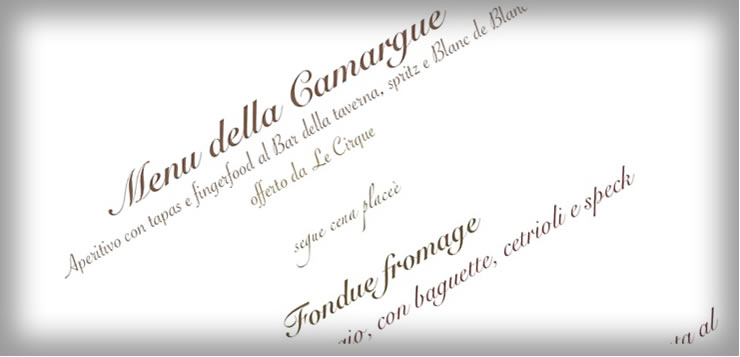 Menu 30 novembre – 1 dicembre